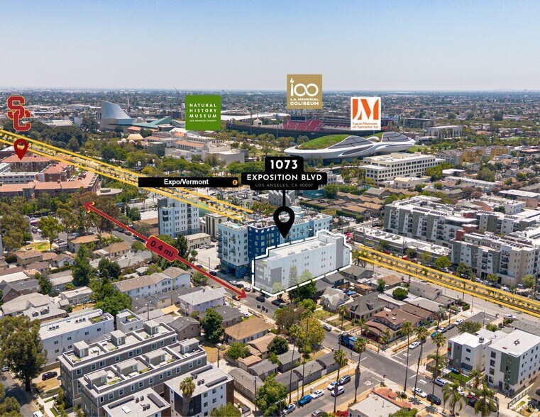 1073 Exposition Blvd, Los Angeles, CA à vendre - Photo de l’immeuble – Image 2 sur 19