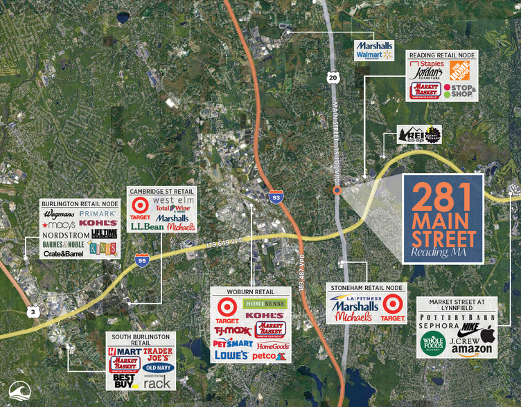 281 Main St, Reading, MA à vendre - Photo de l’immeuble – Image 2 sur 7