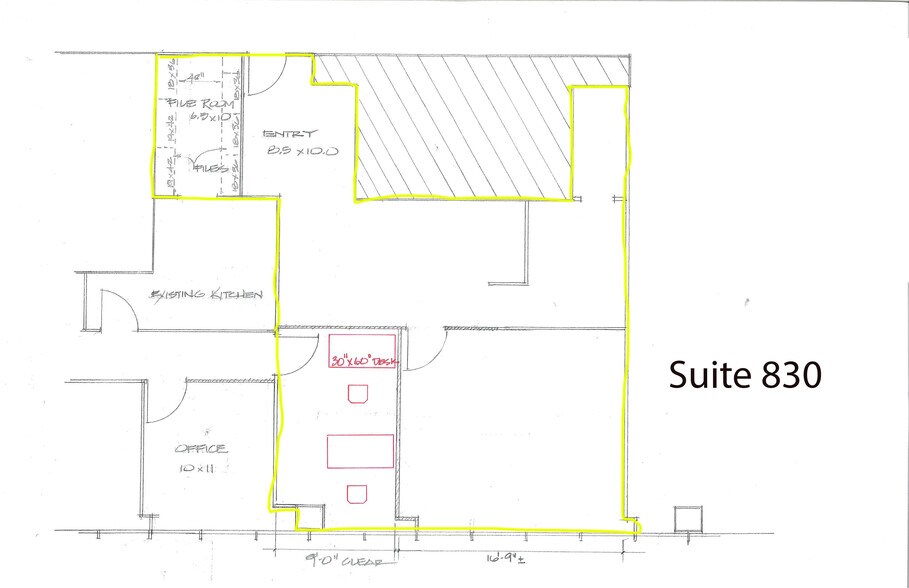 16055 Ventura Blvd, Encino, CA à louer - Plan d’étage – Image 2 sur 2
