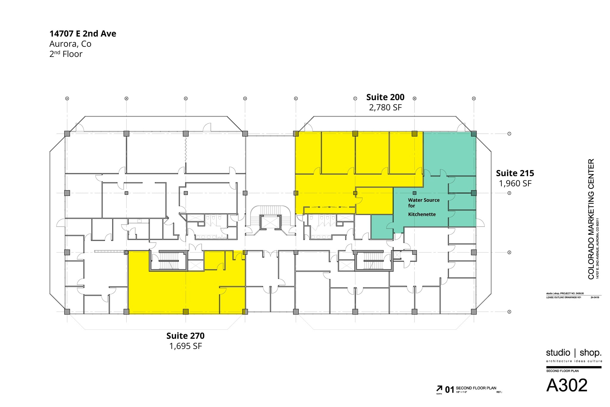14707 E 2nd Ave, Aurora, CO à louer Plan d’étage– Image 1 sur 1