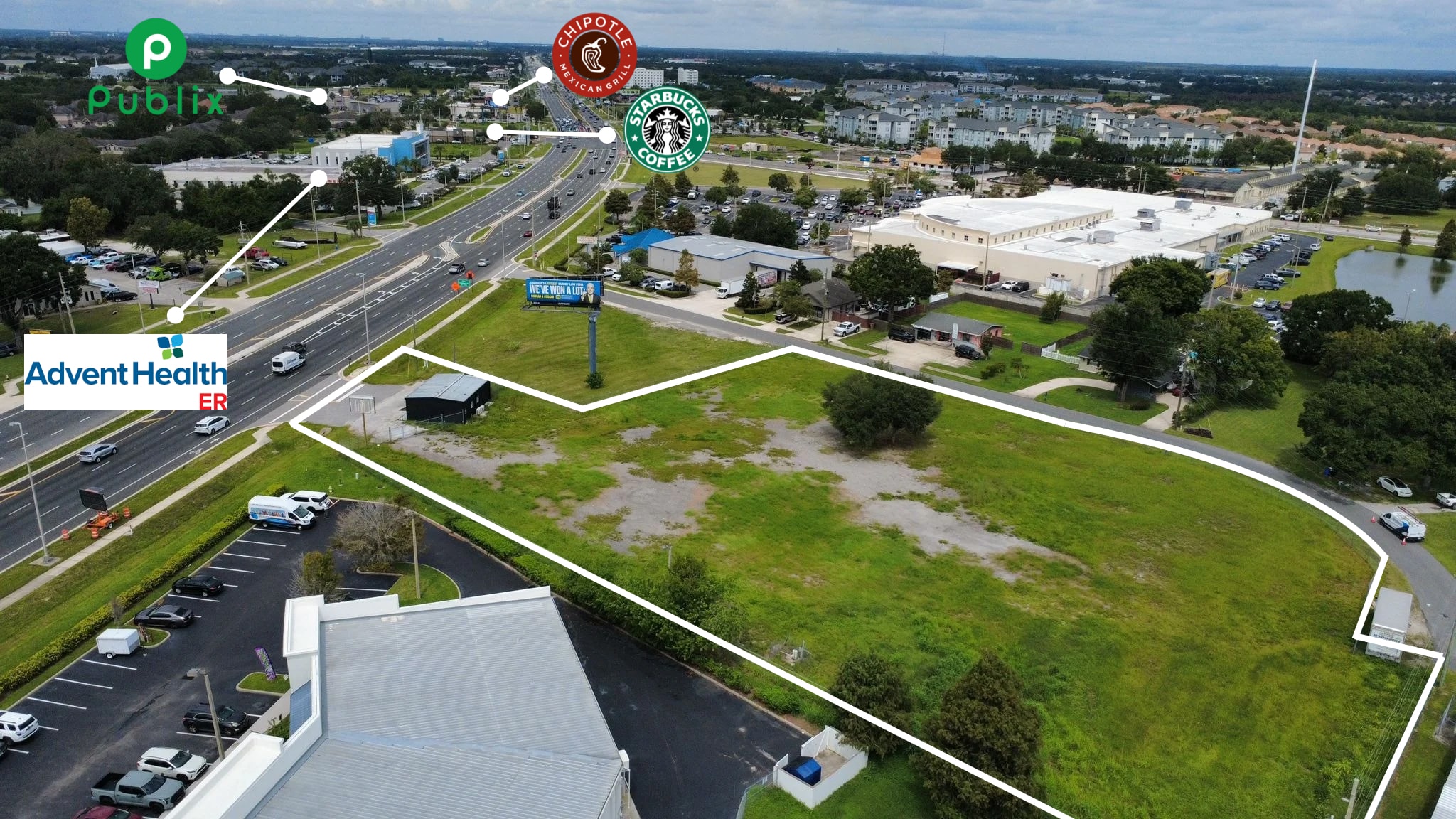 2543 E Irlo Bronson Memorial Hwy, Kissimmee, FL à vendre Aérien– Image 1 sur 4