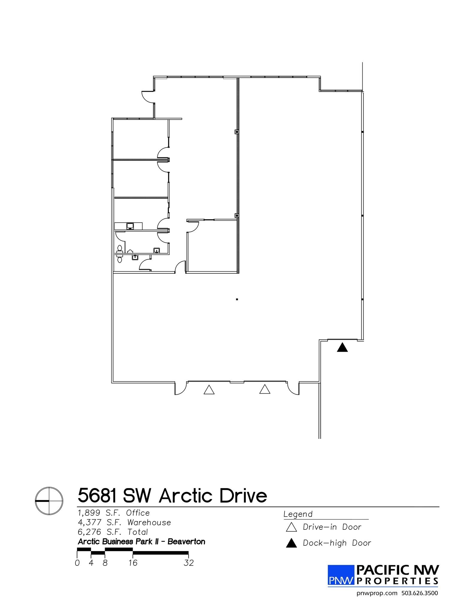 9946-9978 SW Arctic Dr, Beaverton, OR à louer Plan de site– Image 1 sur 2