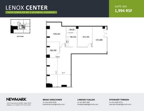 3355 Lenox Rd NE, Atlanta, GA à louer Plan d’étage– Image 1 sur 1