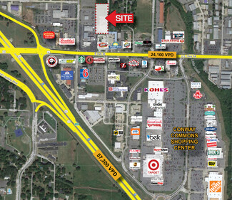 Plus de détails pour 916 E Oak St, Conway, AR - Terrain à louer