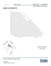 11812 W San Vicente Blvd, Los Angeles, CA à louer Plan d’étage– Image 1 sur 1