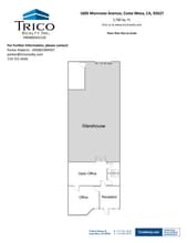 1601-1615 Monrovia Ave, Costa Mesa, CA à louer Plan d’étage– Image 1 sur 1
