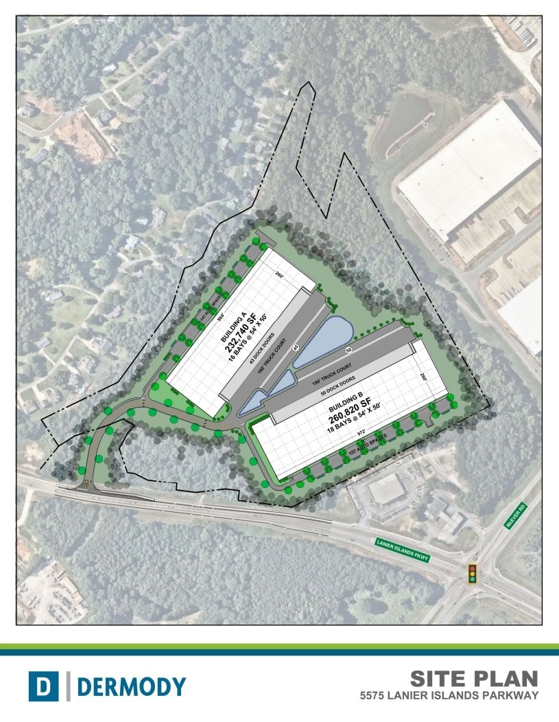 5575 Lanier Islands Pky, Buford, GA à louer Plan de site– Image 1 sur 1