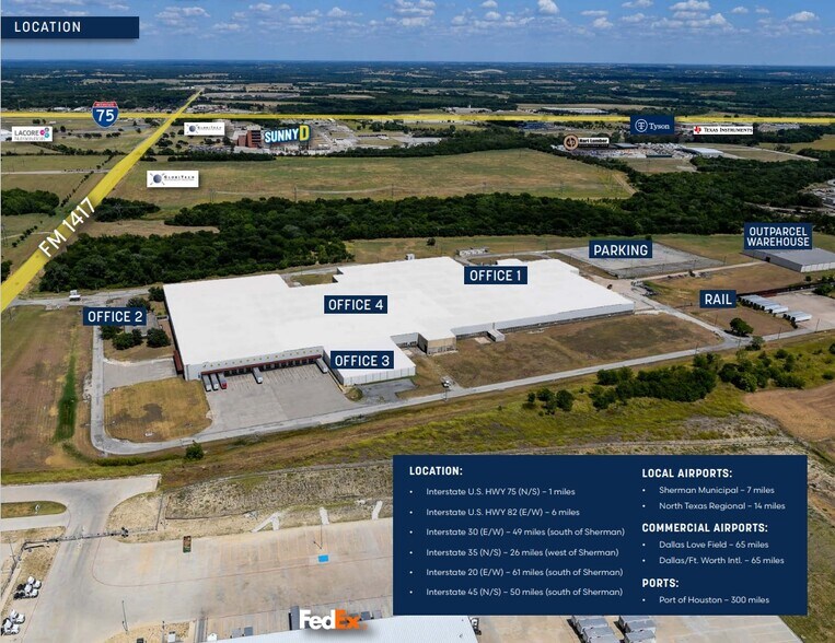 1400 W FM 1417, Sherman, TX à louer - Photo de l’immeuble – Image 3 sur 7