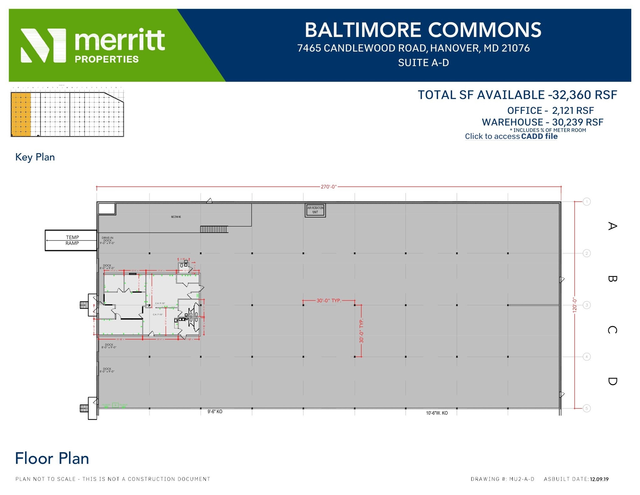 7455 New Ridge Rd, Hanover, MD à louer Plan d’étage– Image 1 sur 1