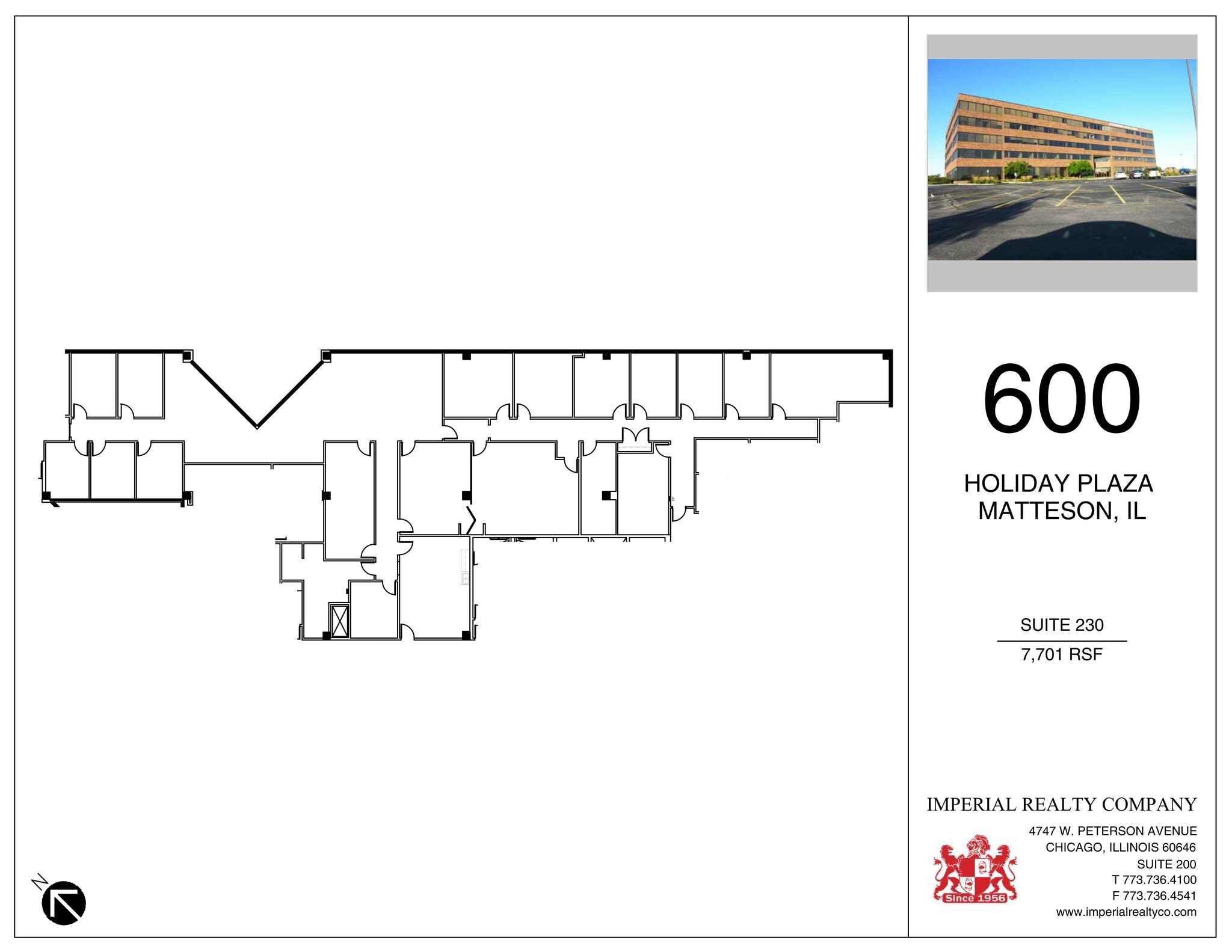 600 Town Center Rd, Matteson, IL à louer Plan de site– Image 1 sur 6