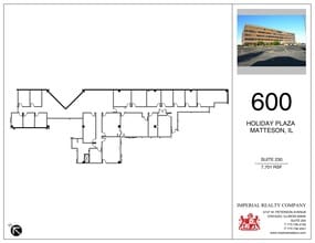 600 Town Center Rd, Matteson, IL à louer Plan de site– Image 1 sur 6