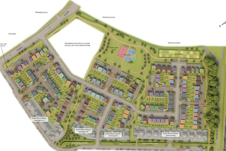 7 Albright Close, Pocklington à vendre - Plan de site – Image 2 sur 3