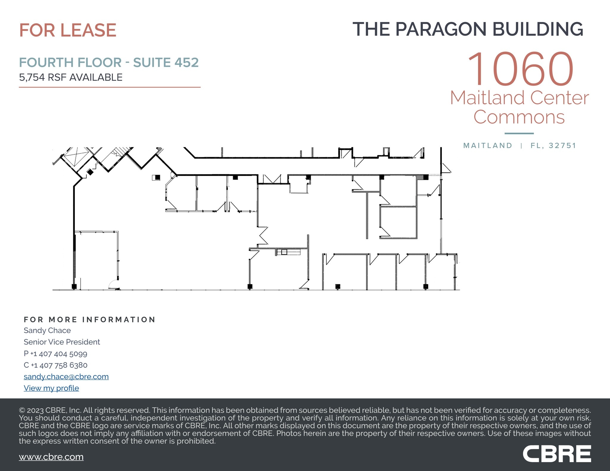 1060 Maitland Center Commons, Maitland, FL à louer Plan de site– Image 1 sur 1