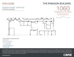 1060 Maitland Center Commons, Maitland, FL à louer Plan de site– Image 1 sur 1