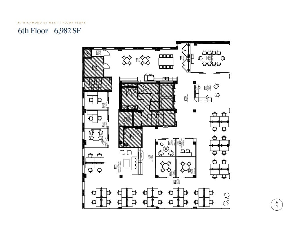 67 Richmond St W, Toronto, ON à louer Plan d’étage– Image 1 sur 1