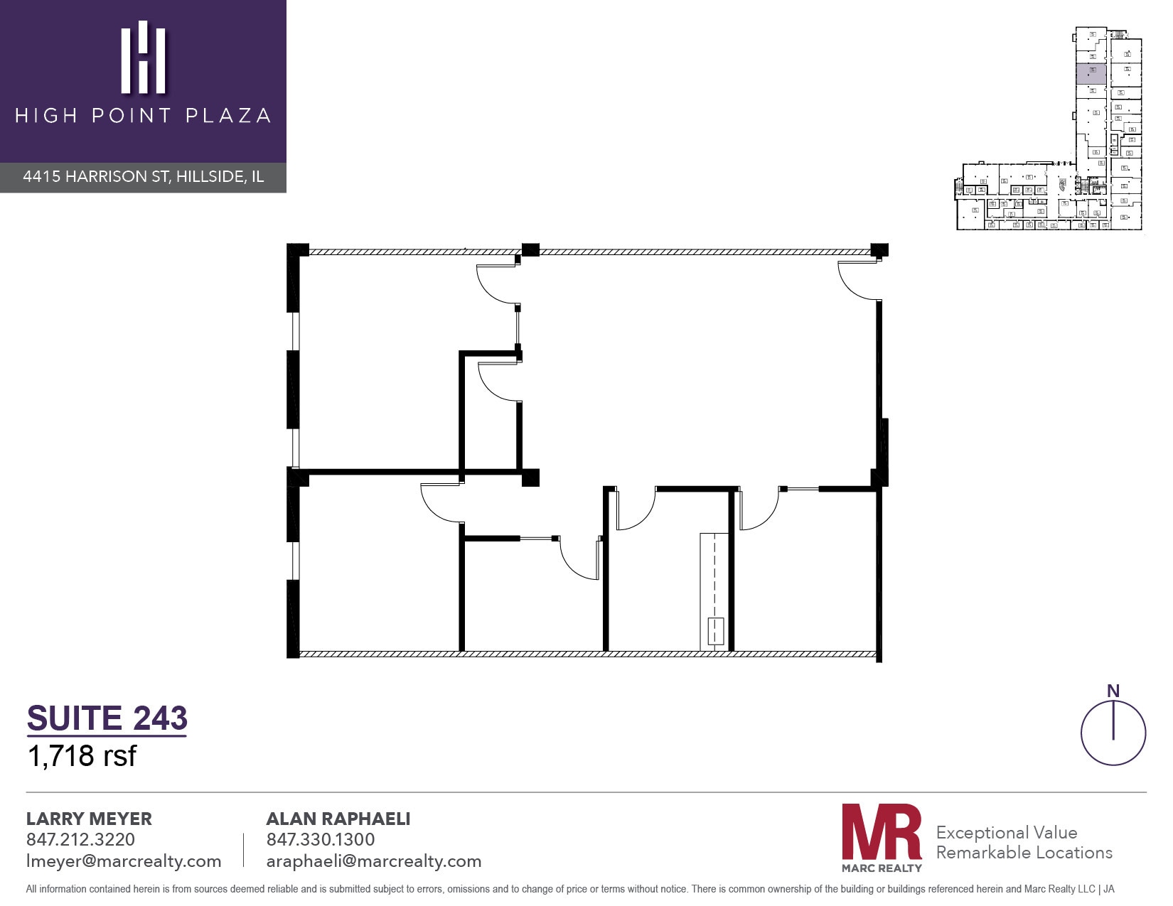 4415 W Harrison St, Hillside, IL à louer Plan d’étage– Image 1 sur 1