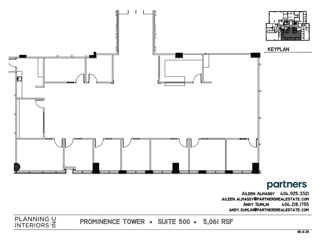 3475 Piedmont Rd NE, Atlanta, GA à louer Plan d’étage– Image 1 sur 1