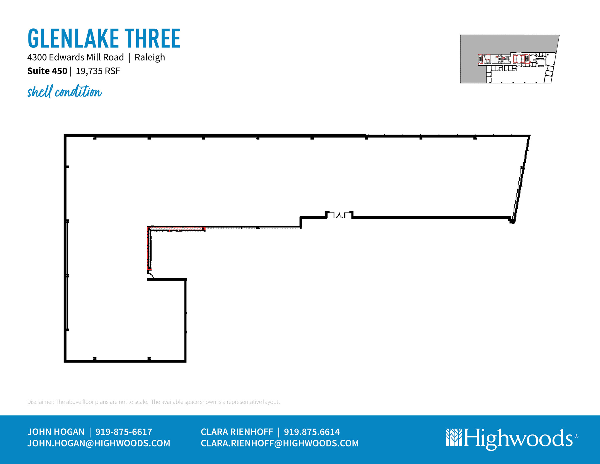 4300 Edwards Mill Rd, Raleigh, NC à louer Plan d’étage– Image 1 sur 1