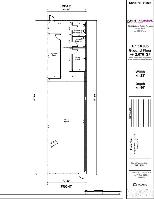228 S Main St, Newtown, CT à louer Plan d’étage– Image 1 sur 4