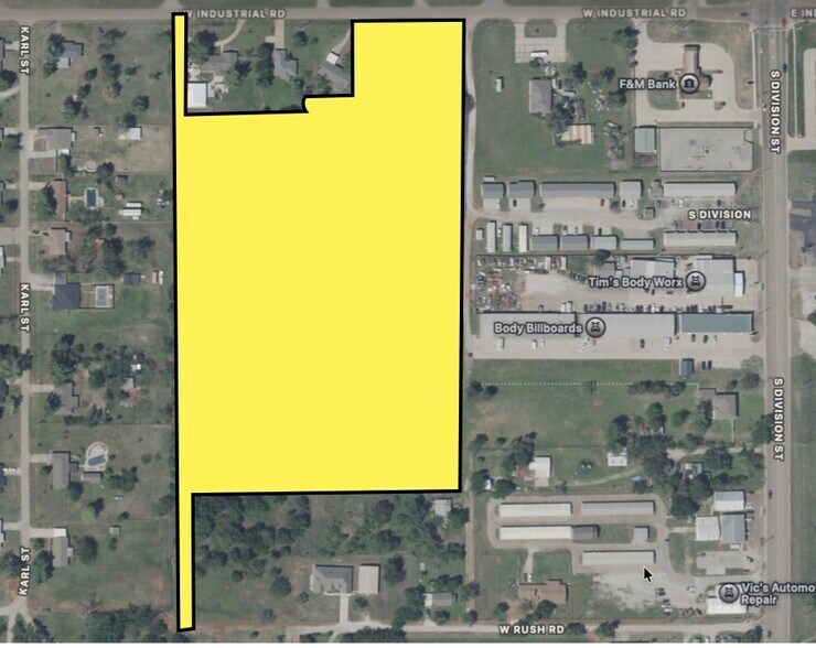305 Industrial rd, Guthrie, OK à vendre - Aérien – Image 1 sur 1