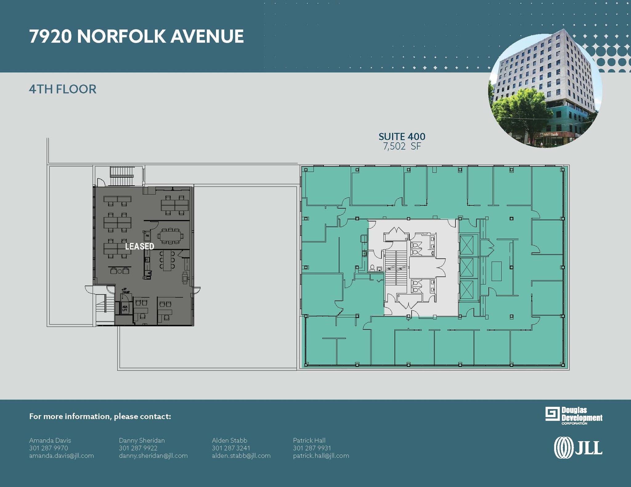 7900-7920 Norfolk Ave, Bethesda, MD à louer Plan d’étage– Image 1 sur 1