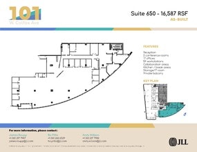 101 W Colfax Ave, Denver, CO à louer Plan d’étage– Image 2 sur 2