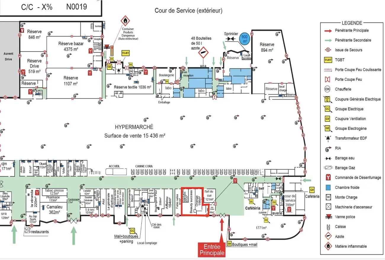 Plan d’étage