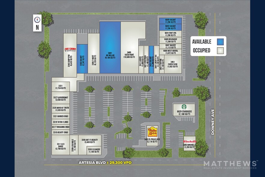 3303-3461 E Artesia Blvd, Long Beach, CA à louer - Photo de l’immeuble – Image 3 sur 3