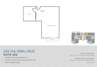 334 Via Vera Cruz, San Marcos, CA à louer Plan d’étage– Image 1 sur 1