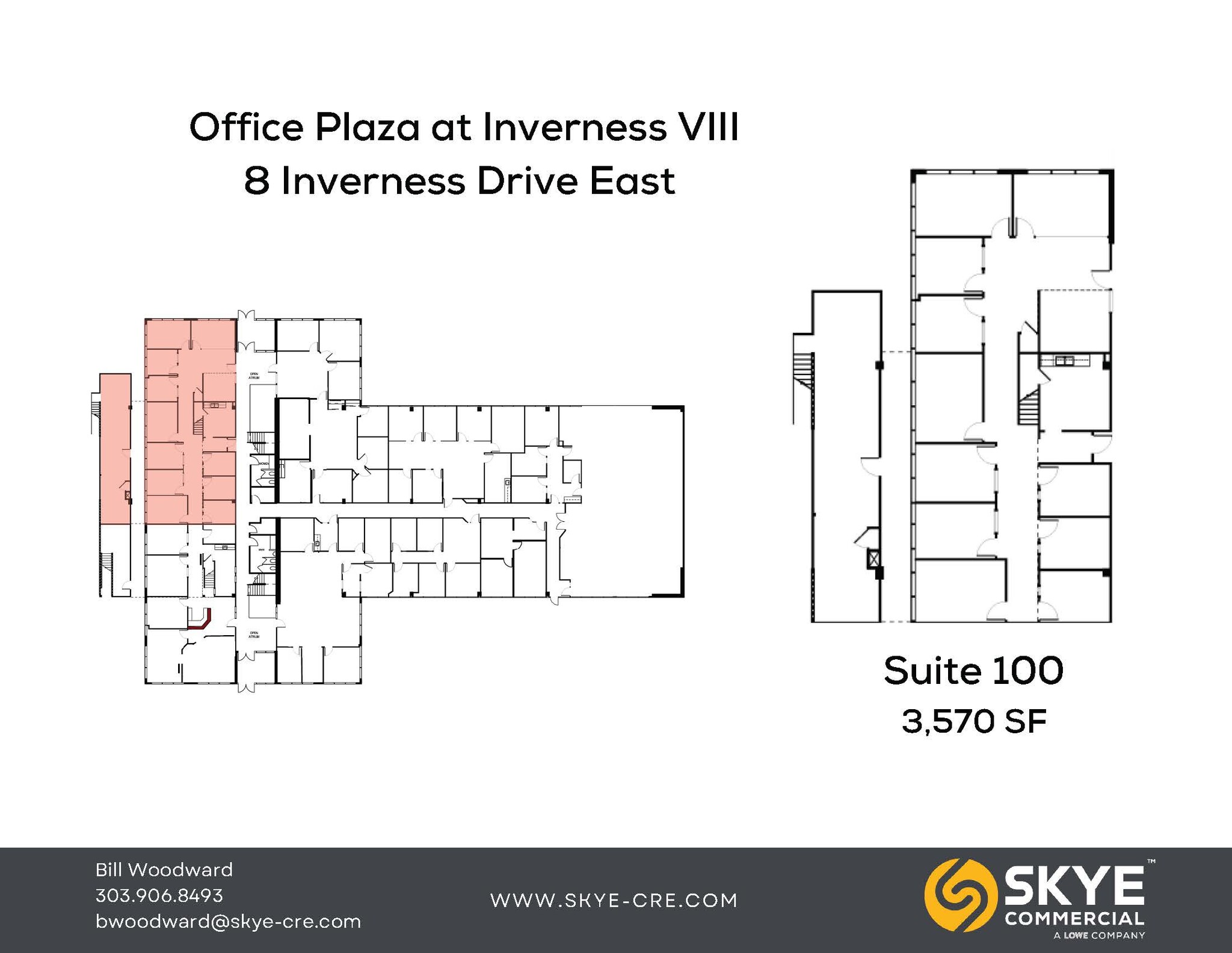 8 Inverness Dr E, Englewood, CO à louer Plan d’étage– Image 1 sur 1