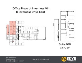 8 Inverness Dr E, Englewood, CO à louer Plan d’étage– Image 1 sur 1
