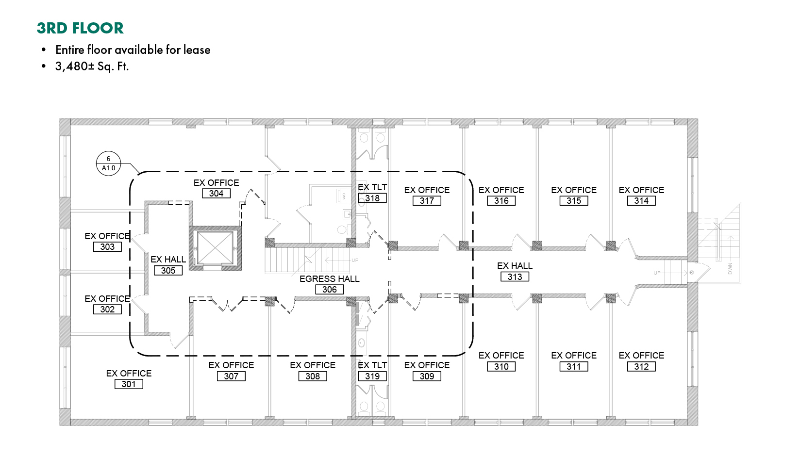 1615-1617 Hendry St, Fort Myers, FL à louer Plan d’étage– Image 1 sur 1