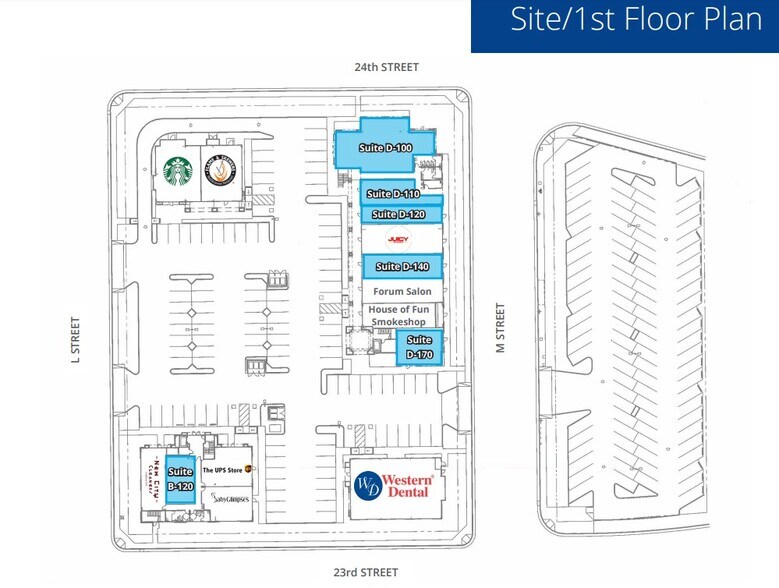 1201B 24th St, Bakersfield, CA à vendre - Plan d’étage – Image 3 sur 4