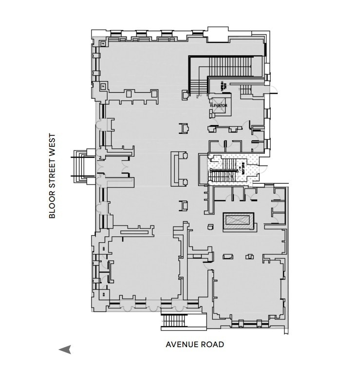 157 Bloor St, Toronto, ON à louer Plan d’étage– Image 1 sur 1
