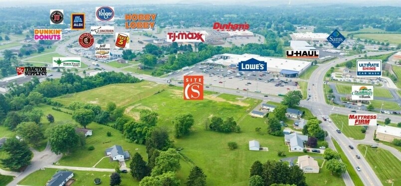 3750 Frazeysburg Rd, Zanesville, OH à louer - Aérien – Image 2 sur 24