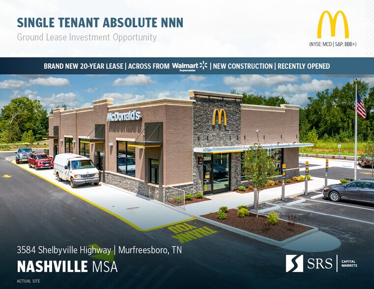 3584 Shelbyville Hwy, Murfreesboro, TN à vendre - Photo de l’immeuble – Image 1 sur 9