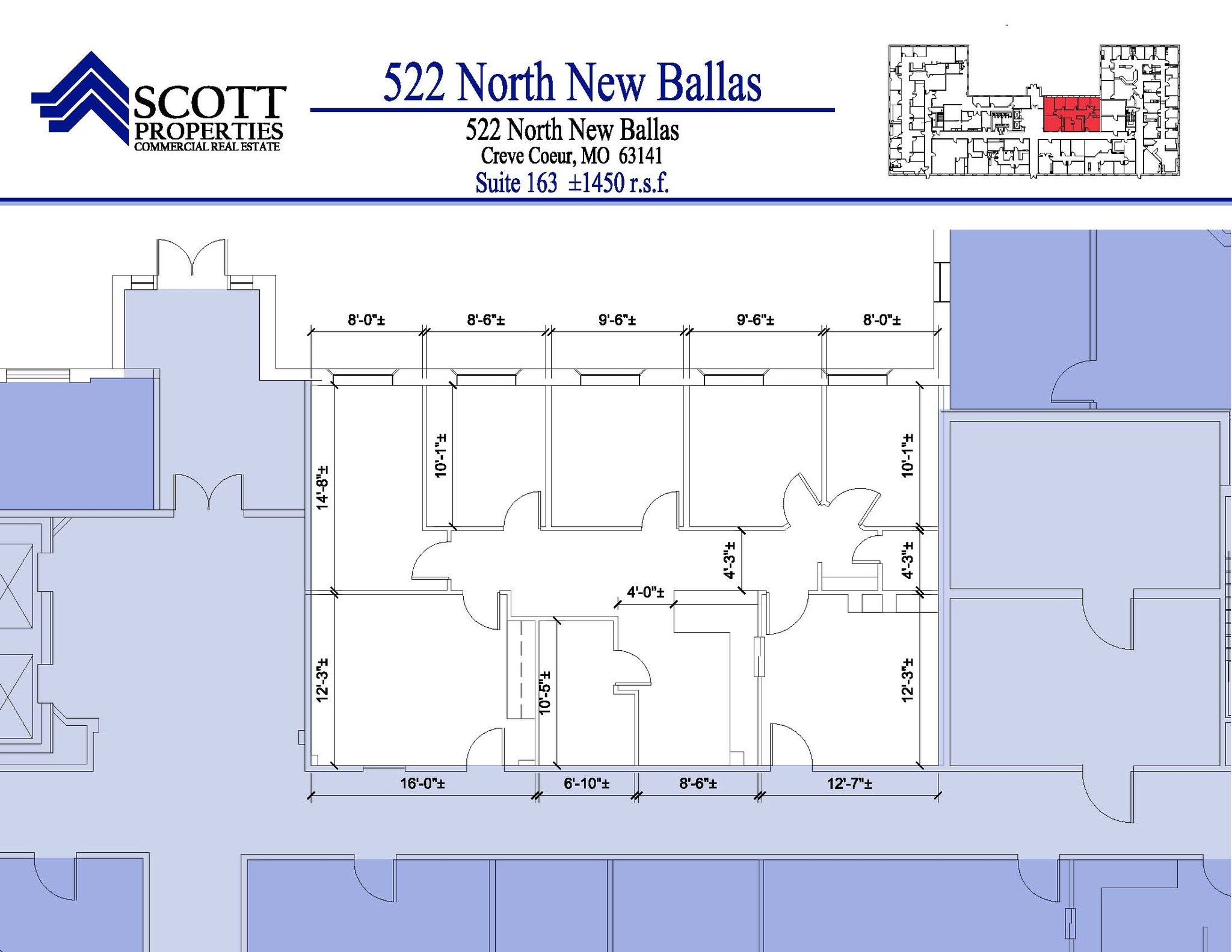 522 N New Ballas Rd, Creve Coeur, MO à louer Photo intérieure– Image 1 sur 1