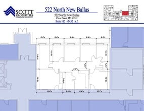 522 N New Ballas Rd, Creve Coeur, MO à louer Photo intérieure– Image 1 sur 1