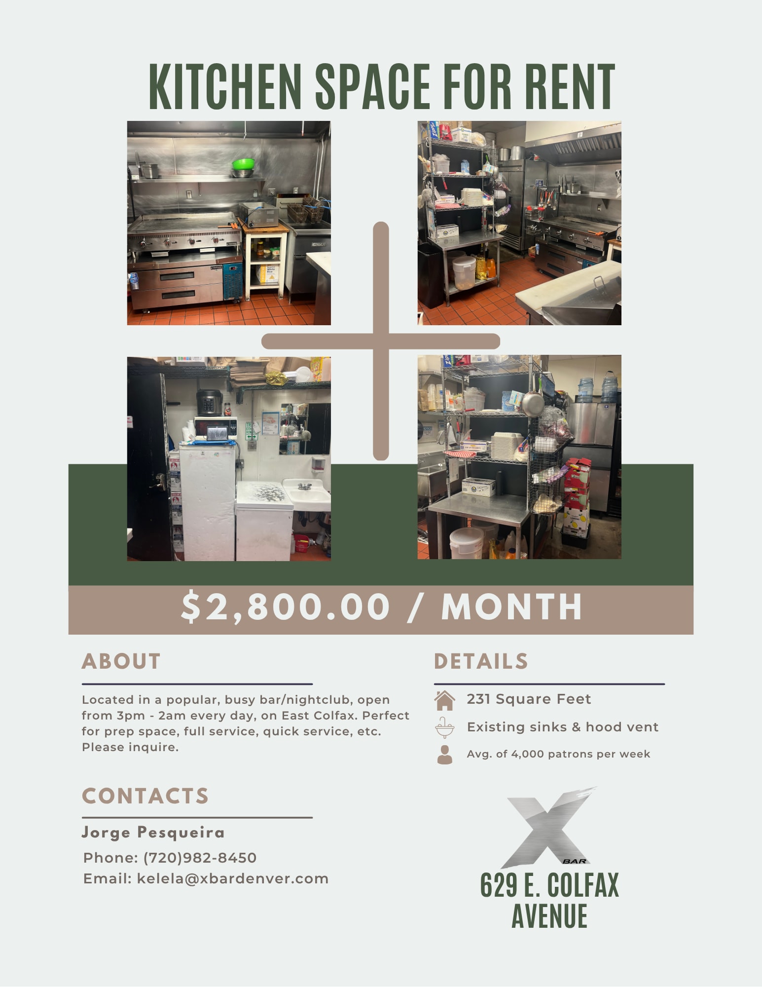 629-633 E Colfax Ave, Denver, CO à louer Photo intérieure– Image 1 sur 1