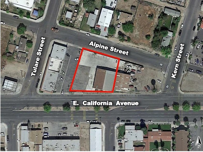 518-522 E California Ave, Bakersfield, CA à louer - Aérien – Image 3 sur 4