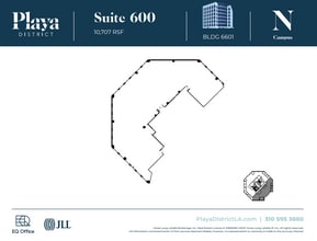 6100 Center Dr, Los Angeles, CA à louer Plan d’étage– Image 1 sur 1