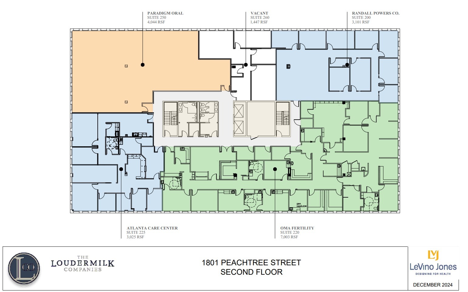 1801 Peachtree St NE, Atlanta, GA à louer Plan d’étage– Image 1 sur 1