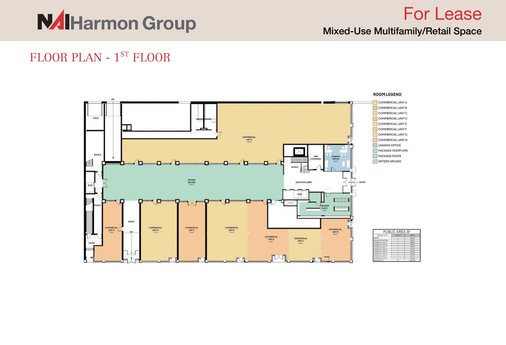 518-520 Madison Ave, Toledo, OH à louer Plan d’étage– Image 1 sur 1