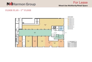 518-520 Madison Ave, Toledo, OH à louer Plan d’étage– Image 1 sur 1