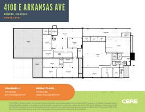 4100 E Arkansas Ave, Denver, CO à louer Plan d’étage– Image 1 sur 1