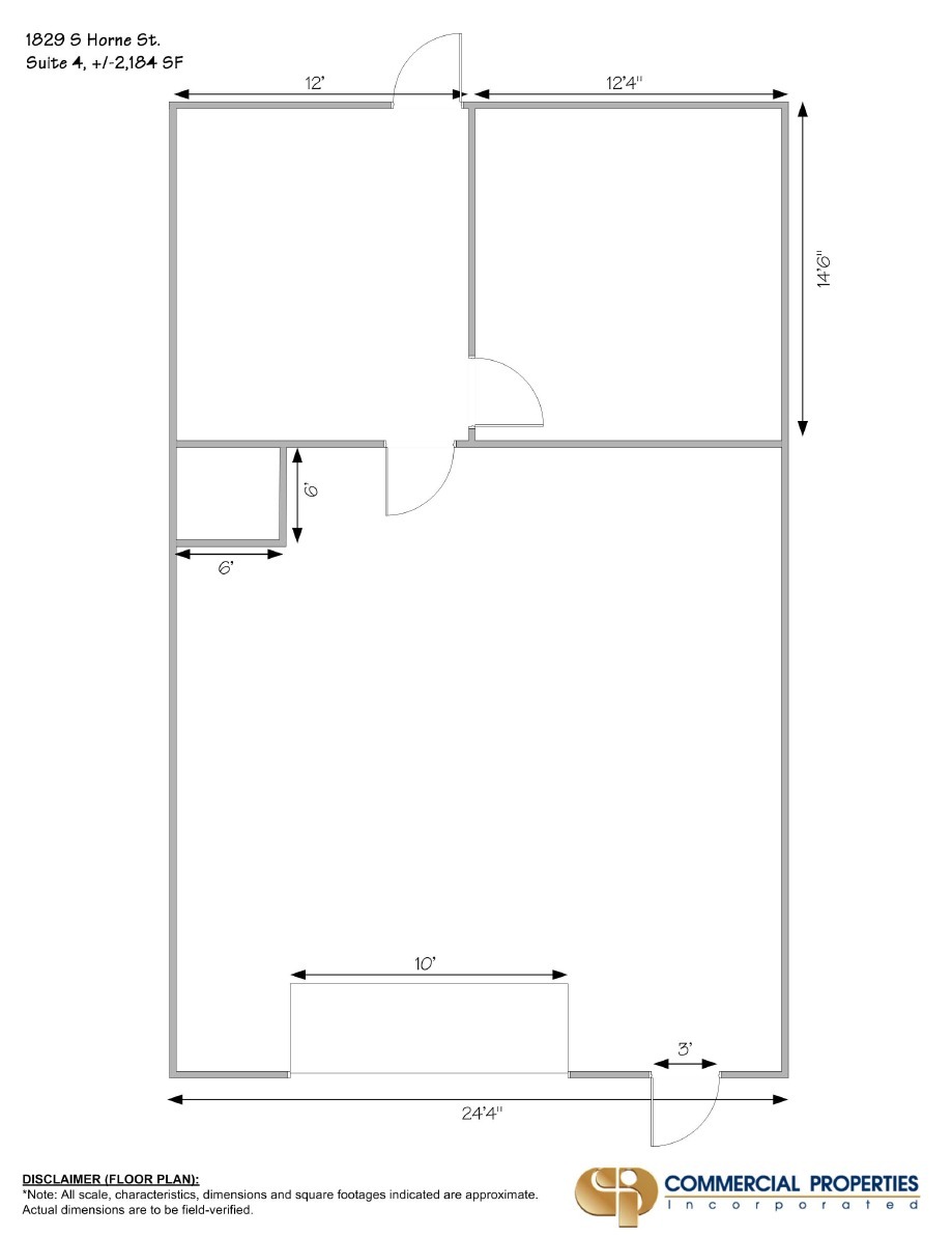 1817 S Horne St, Mesa, AZ à louer Plan d’étage– Image 1 sur 1