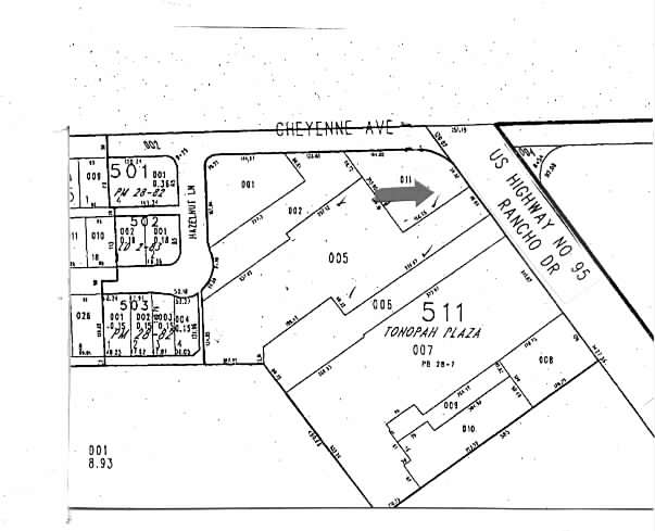 3141 N Rancho Dr, Las Vegas, NV à vendre - Plan cadastral – Image 3 sur 3