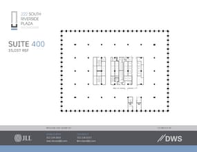 222 S Riverside Plz, Chicago, IL à louer Plan d’étage– Image 1 sur 1