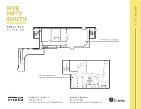 550 S Caldwell St, Charlotte, NC à louer Plan d’étage– Image 1 sur 1