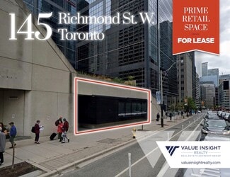 Plus de détails pour 145 Richmond St W, Toronto, ON - Local commercial à louer